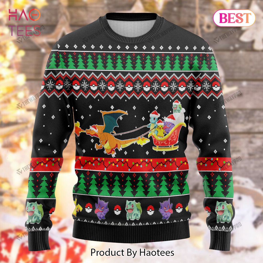 Charizard Flying Gift Giftsmerch Pokemon Custom Sweater