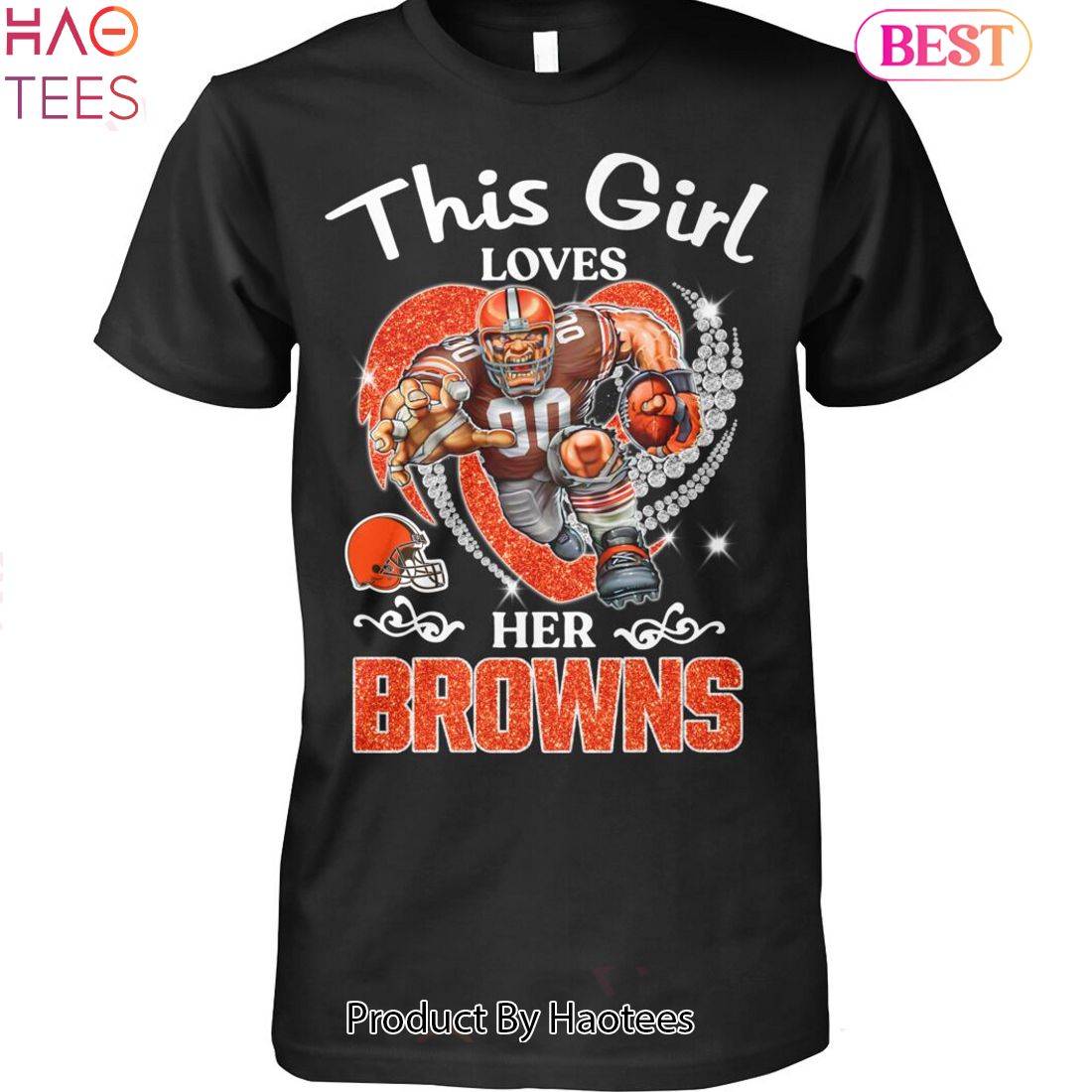 Cleveland Browns This Girl Loves Her Browns Unisex T-Shirt