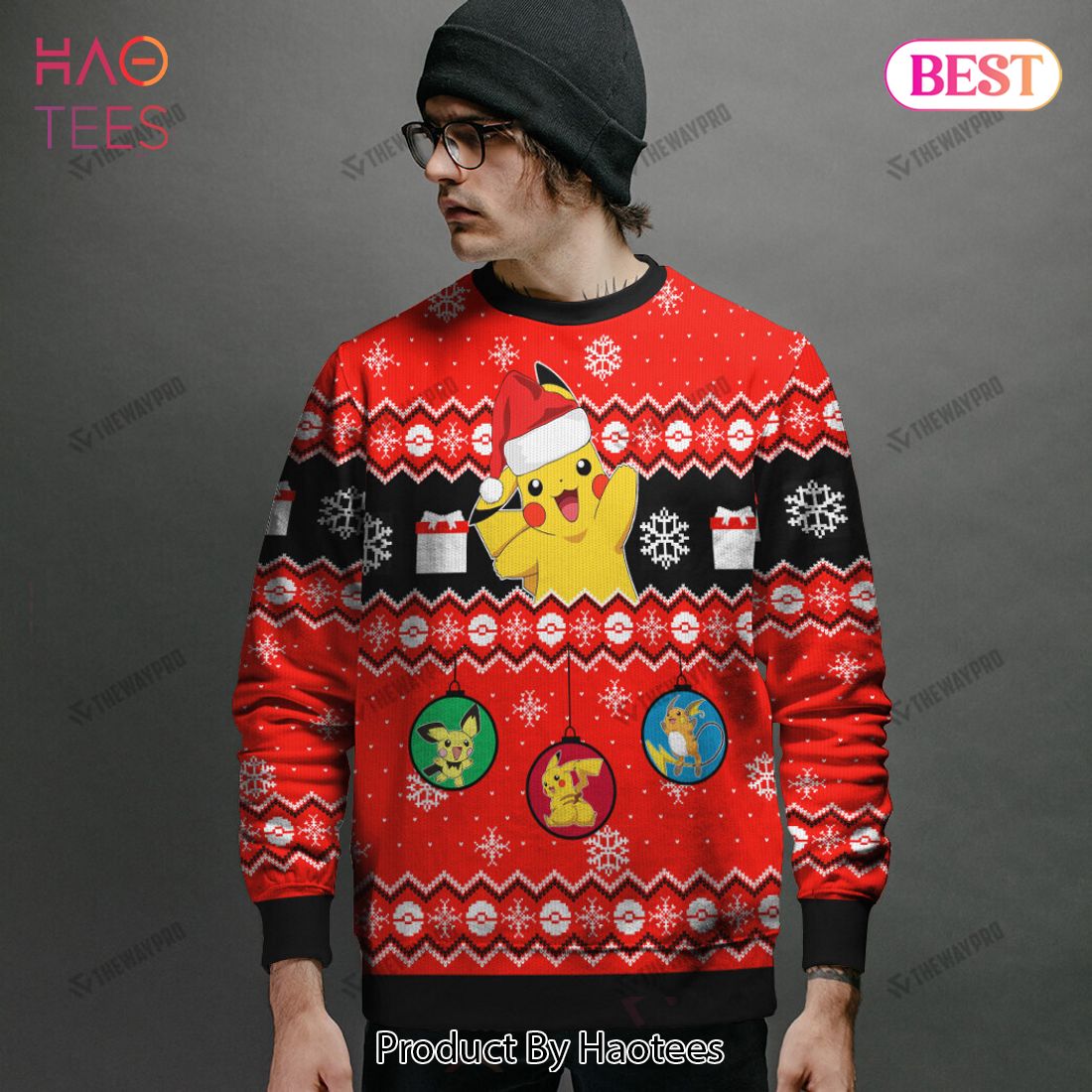 HOT Anime PKM Christmas Giftsmerch Gift Custom Limited Edition Sweater HOT Anime PKM Christmas Giftsmerch Gift Custom Limited Edition Sweater