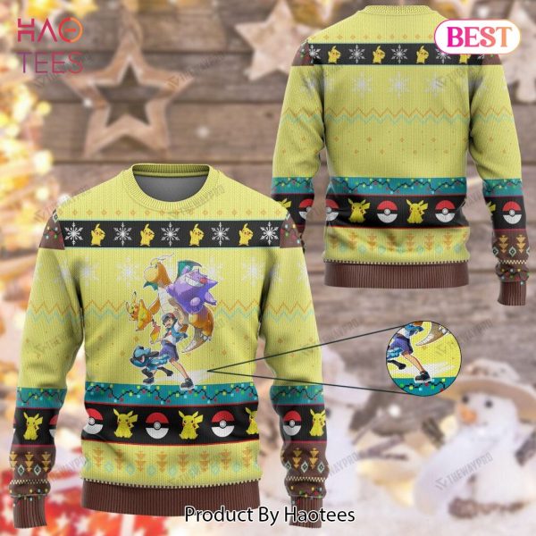HOT Ash’s Poke Giftsmerch Pokemon Custom Sweater