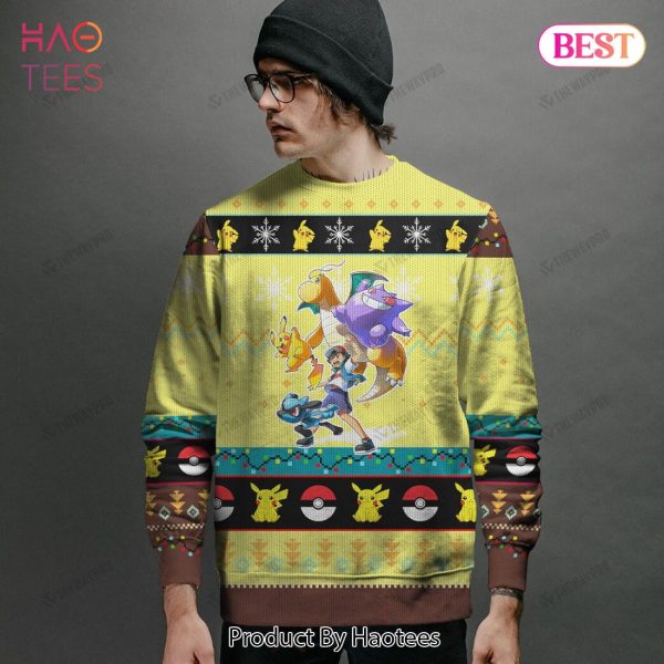 HOT Ash’s Poke Giftsmerch Pokemon Custom Sweater