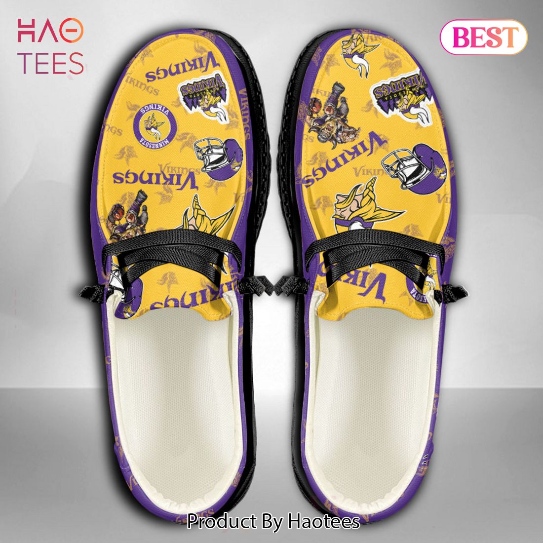 HOT Custom NameMinnesota VikingsHey Dude Shoes HOT Custom NameMinnesota VikingsHey Dude Shoes