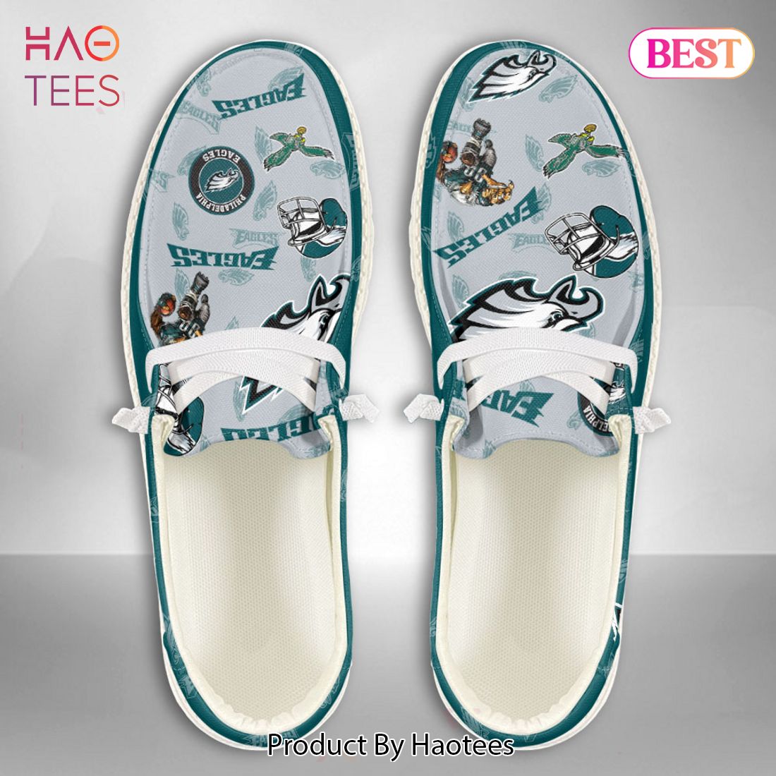 HOT Custom NamePhiladelphia EaglesHey Dude Shoes HOT Custom NamePhiladelphia EaglesHey Dude Shoes