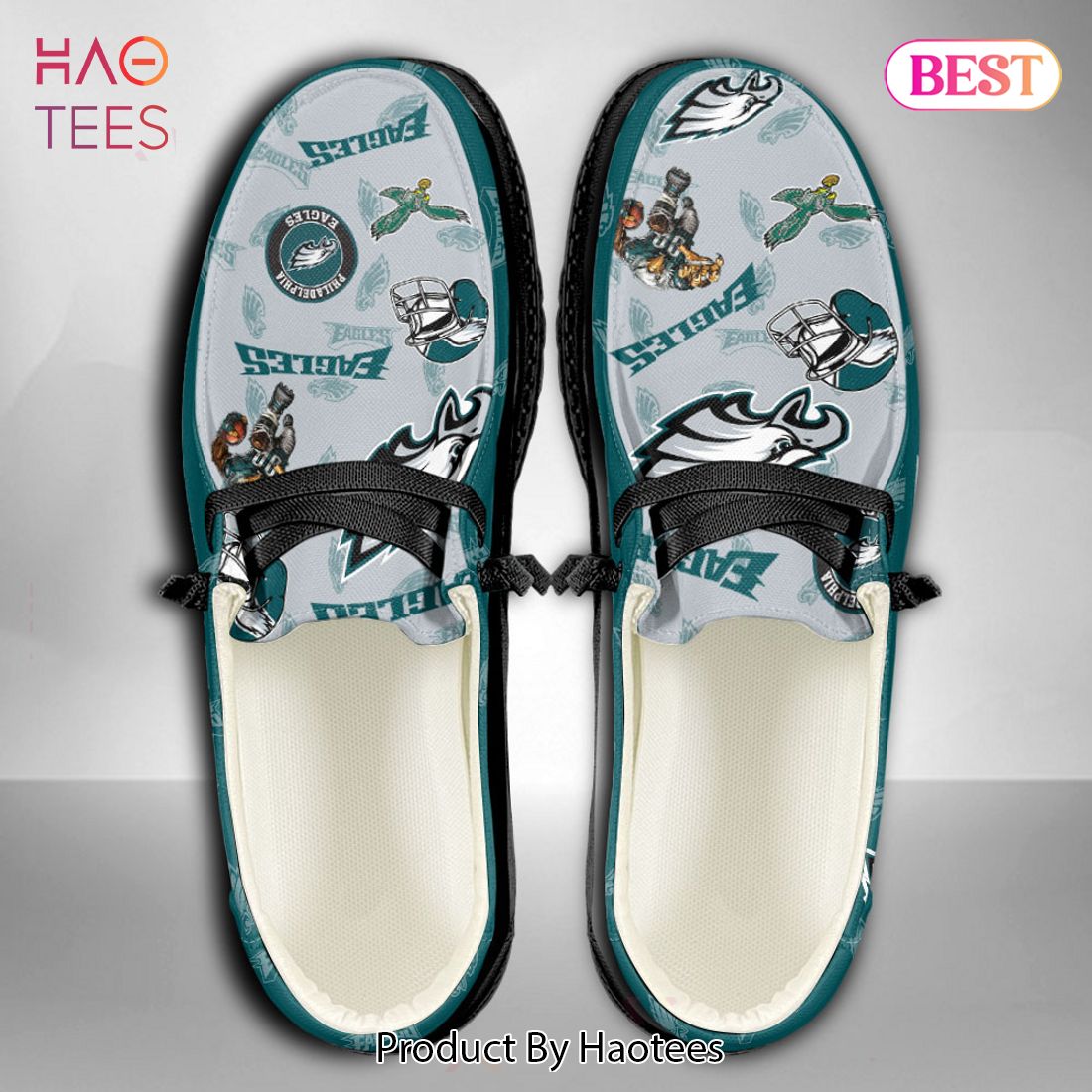HOT Custom NamePhiladelphia EaglesHey Dude Shoes HOT Custom NamePhiladelphia EaglesHey Dude Shoes