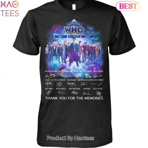 HOT Doctor Who 60 Years 1963-2023 Thank You For The Memories Unisex T-Shirt