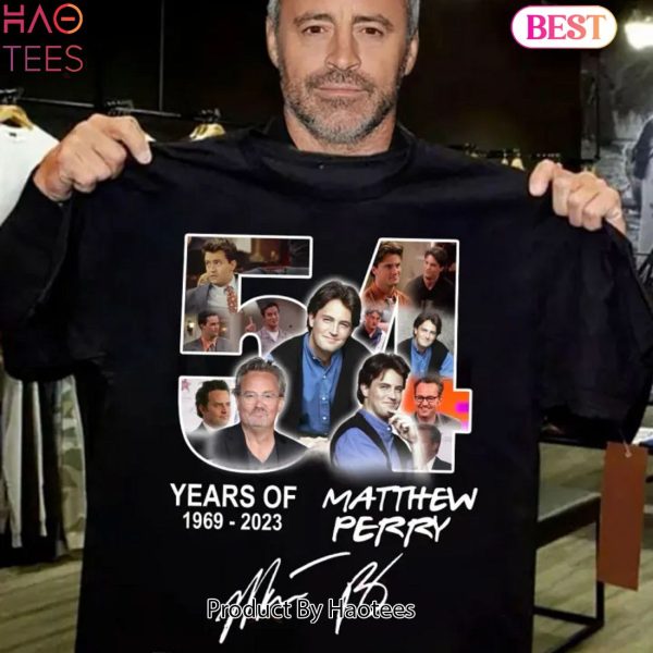 HOT Matthew Perry Thank You For The Memories 1969-2023 Shirt