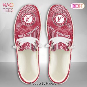 HOT NCAA Alabama Crimson Tide Custom Name Hey Dude Shoes Limited 2024