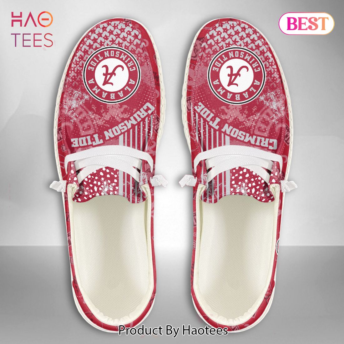 HOT NCAA Alabama Crimson Tide Custom Name Hey Dude Shoes Limited 2024 HOT NCAA Alabama Crimson Tide Custom Name Hey Dude Shoes Limited 2024
