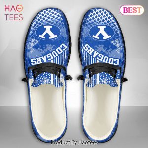 HOT NCAA BYU Cougars Custom Name Hey Dude Shoes