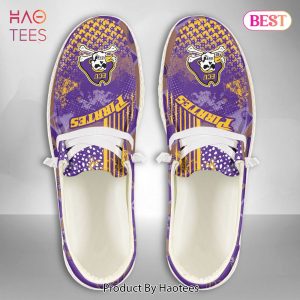 HOT NCAA East Carolina Pirates Custom Name Hey Dude Shoes