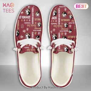 HOT NCAA Florida State Seminoles Custom Name Hey Dude Shoes