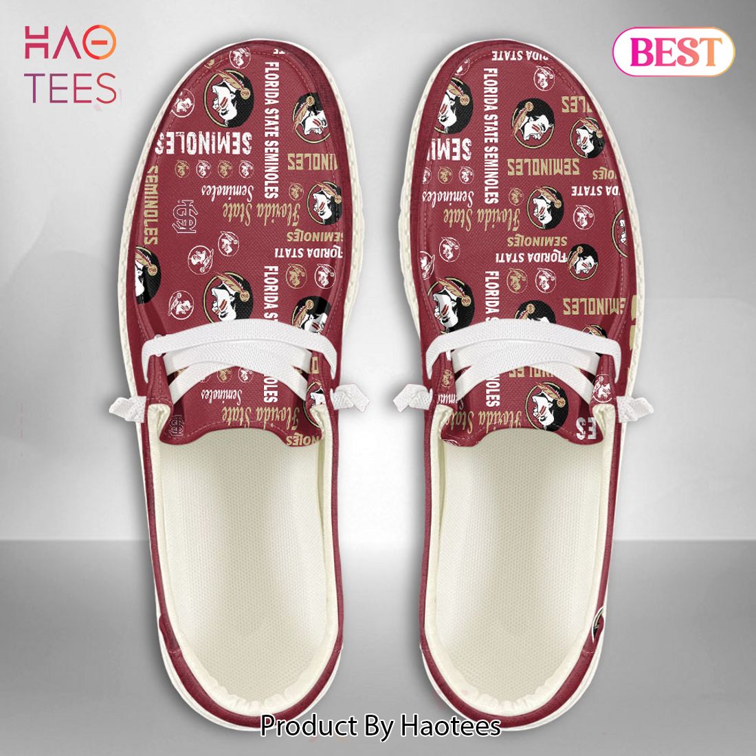 HOT NCAA Florida State Seminoles Custom Name Hey Dude Shoes HOT NCAA Florida State Seminoles Custom Name Hey Dude Shoes