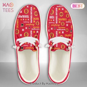 HOT NCAA Maryland Terrapins Custom Name Hey Dude Shoes Luxury Brand