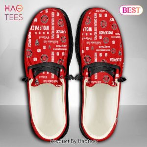 HOT NCAA NORTH CAROLINA STATE WOLFPACK Custom Name Hey Dude Shoes