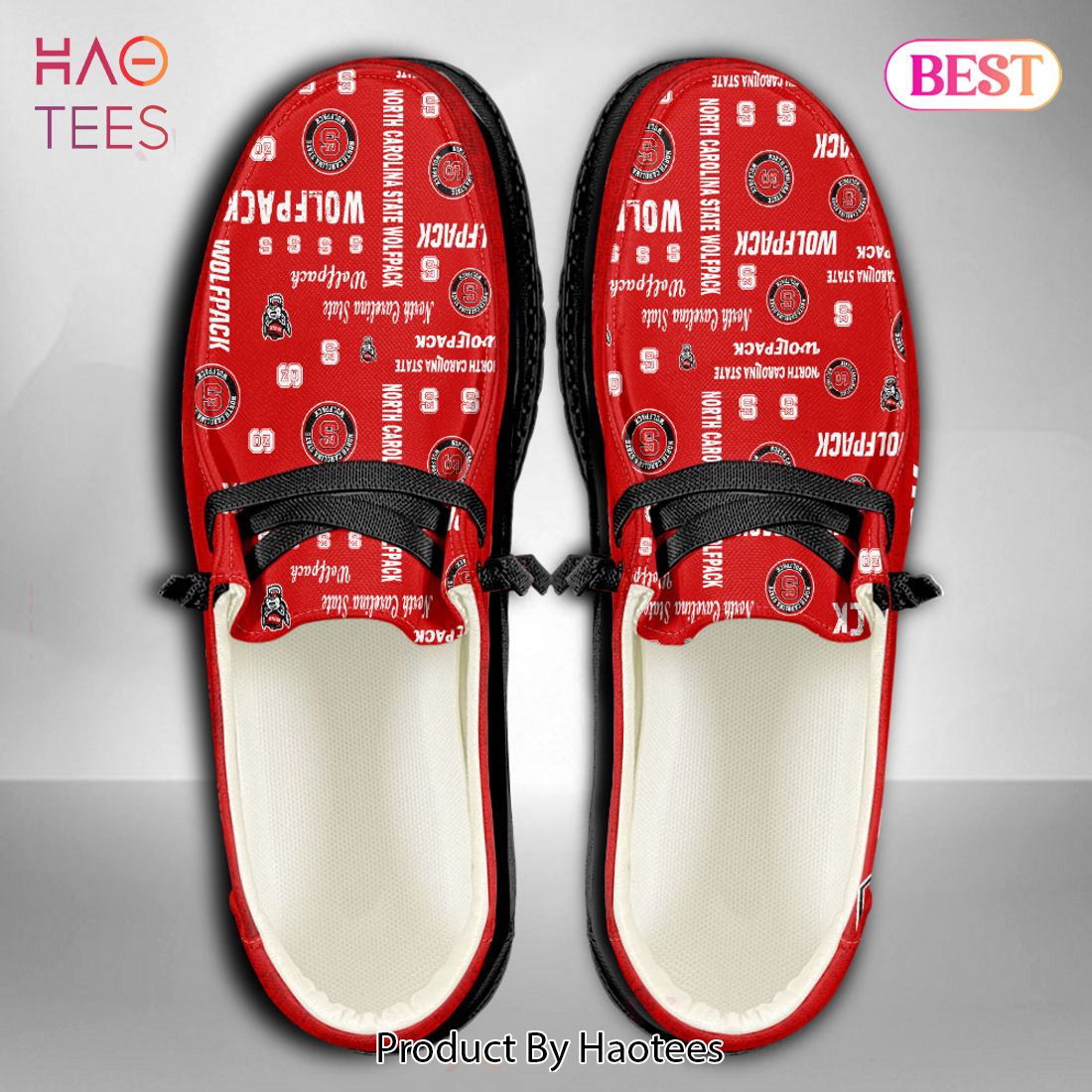 HOT NCAA NORTH CAROLINA STATE WOLFPACK Custom Name Hey Dude Shoes HOT NCAA NORTH CAROLINA STATE WOLFPACK Custom Name Hey Dude Shoes