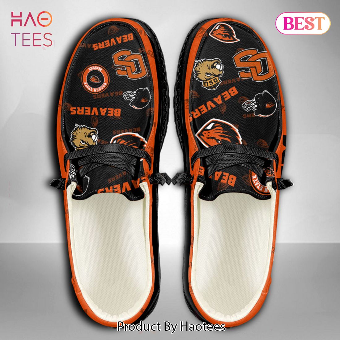 HOT NCAA Oregon State Beavers Custom Name Hey Dude Shoes Limited 2024 HOT NCAA Oregon State Beavers Custom Name Hey Dude Shoes Limited 2024