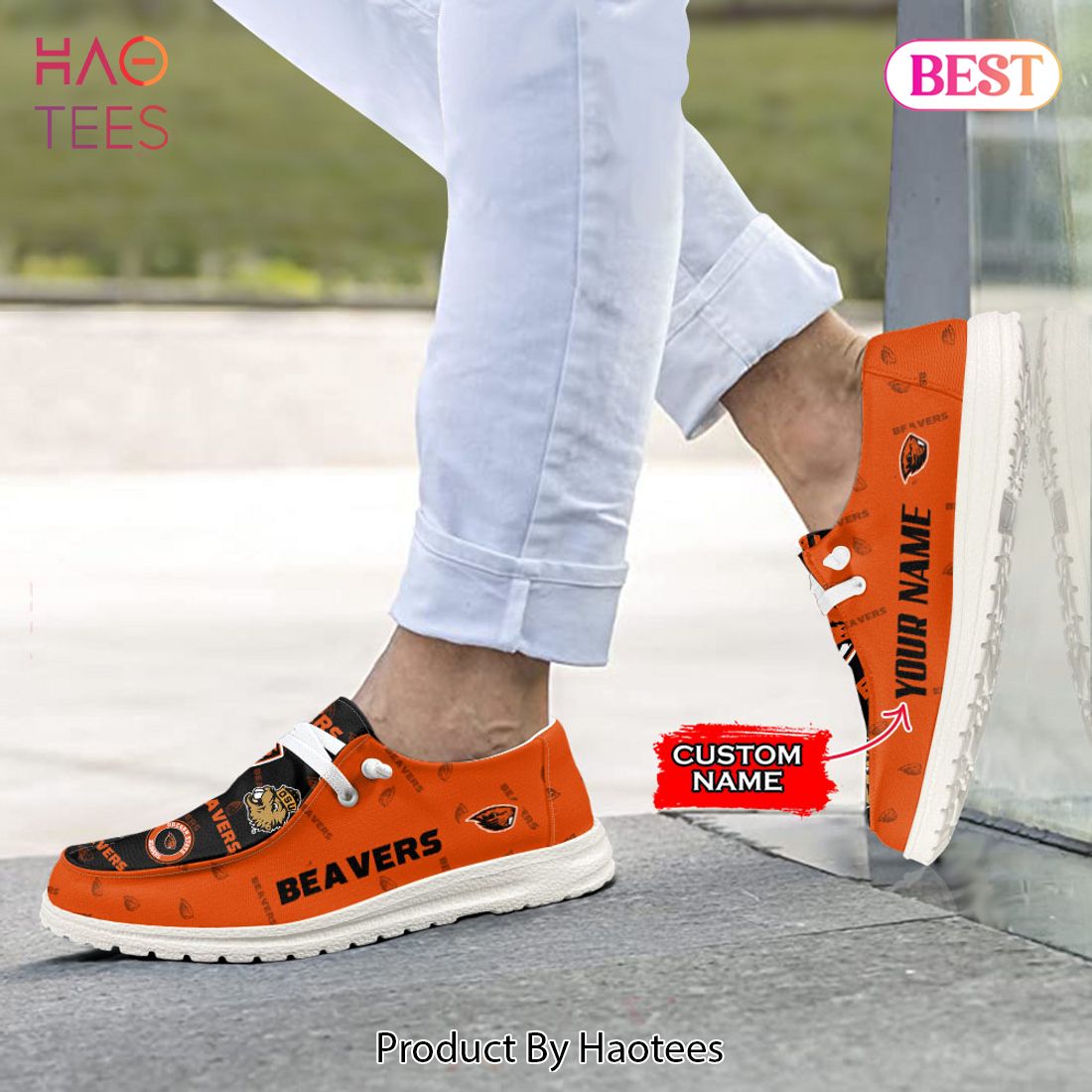 HOT NCAA Oregon State Beavers Custom Name Hey Dude Shoes Limited 2024 HOT NCAA Oregon State Beavers Custom Name Hey Dude Shoes Limited 2024