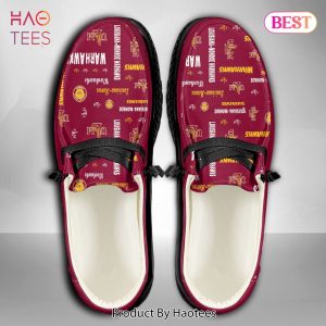 HOT NCAA Washington Huskies Custom Name Hey Dude Shoes
