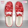 HOT NCAA Wisconsin Badgers Custom Name Hey Dude Shoes POD Design HOT NCAA Wisconsin Badgers Custom Name Hey Dude Shoes POD Design