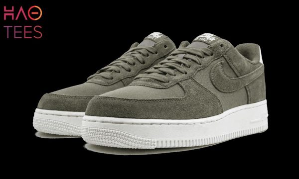 HOT Nike Air Force 1 Low Suede Medium Olive