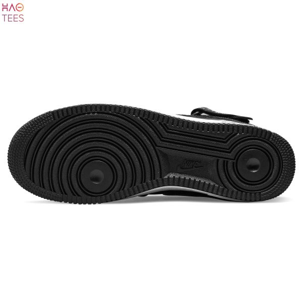 HOT Nike Air Force 1 Mid Stussy Black White