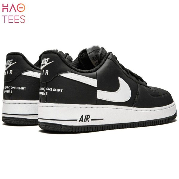 HOT Supreme x Comme des Garons SHIRT x Air Force 1 Low Black