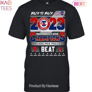 HOT TREND Back To Back National League Champions Philadelphia Phillies 2023 Unisex T-Shirt