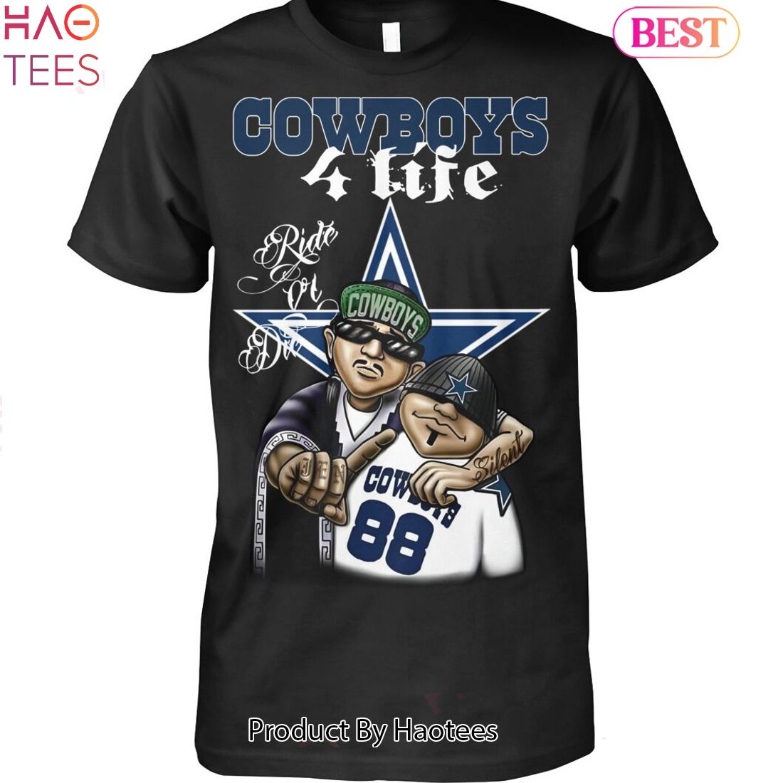 Dallas Cowboys T-shirt 3D America's Team V24 On Sale - Tana Elegant