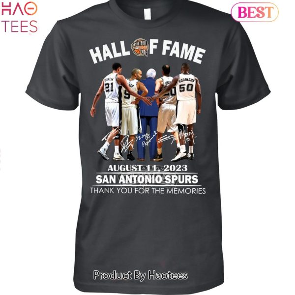 HOT TREND Hall Of Fame San Antonio Spurs Unisex T-Shirt