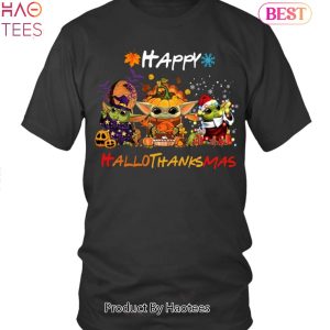 HOT TREND Happy Hallothanksmas Baby Yoya Unisex T-Shirt