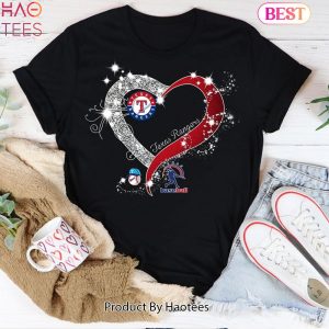HOT TREND My Heart Texas Rangers Team Unisex T-Shirt