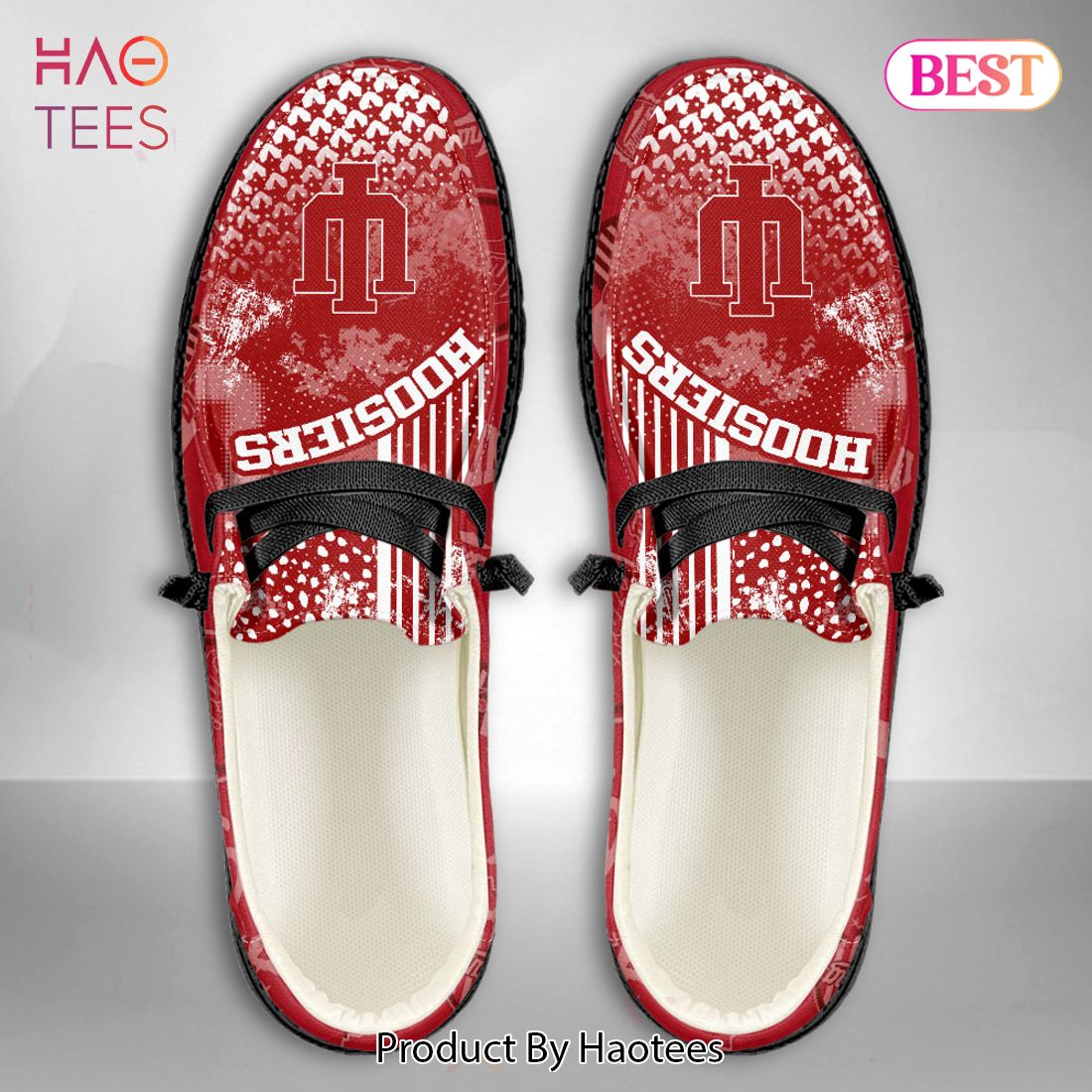 HOT TREND NCAA Indiana Hoosiers Custom Name Hey Dude Shoes Limited 2024