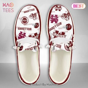 HOT TREND NCAA Mississippi State Bulldogs Custom Name Hey Dude Shoes