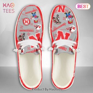 HOT TREND NCAA Nebraska Cornhuskers Custom Name Hey Dude Shoes POD Design