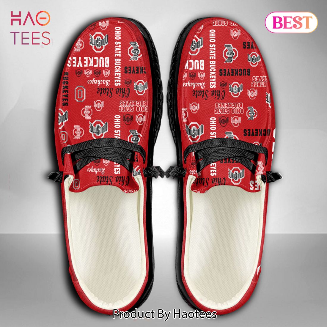 HOT TREND NCAA Ohio State Buckeyes Custom Name Hey Dude Shoes Limited 2024 HOT TREND NCAA Ohio State Buckeyes Custom Name Hey Dude Shoes Limited 2024