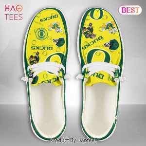 HOT TREND NCAA Oregon Ducks Custom Name Hey Dude Shoes Luxury Brand