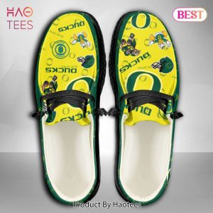 HOT TREND NCAA Oregon Ducks Custom Name Hey Dude Shoes Luxury Brand