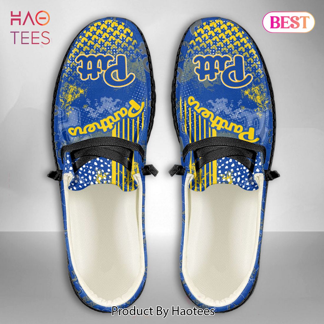 HOT TREND NCAA Pittsburgh Panthers Custom Name Hey Dude Shoes