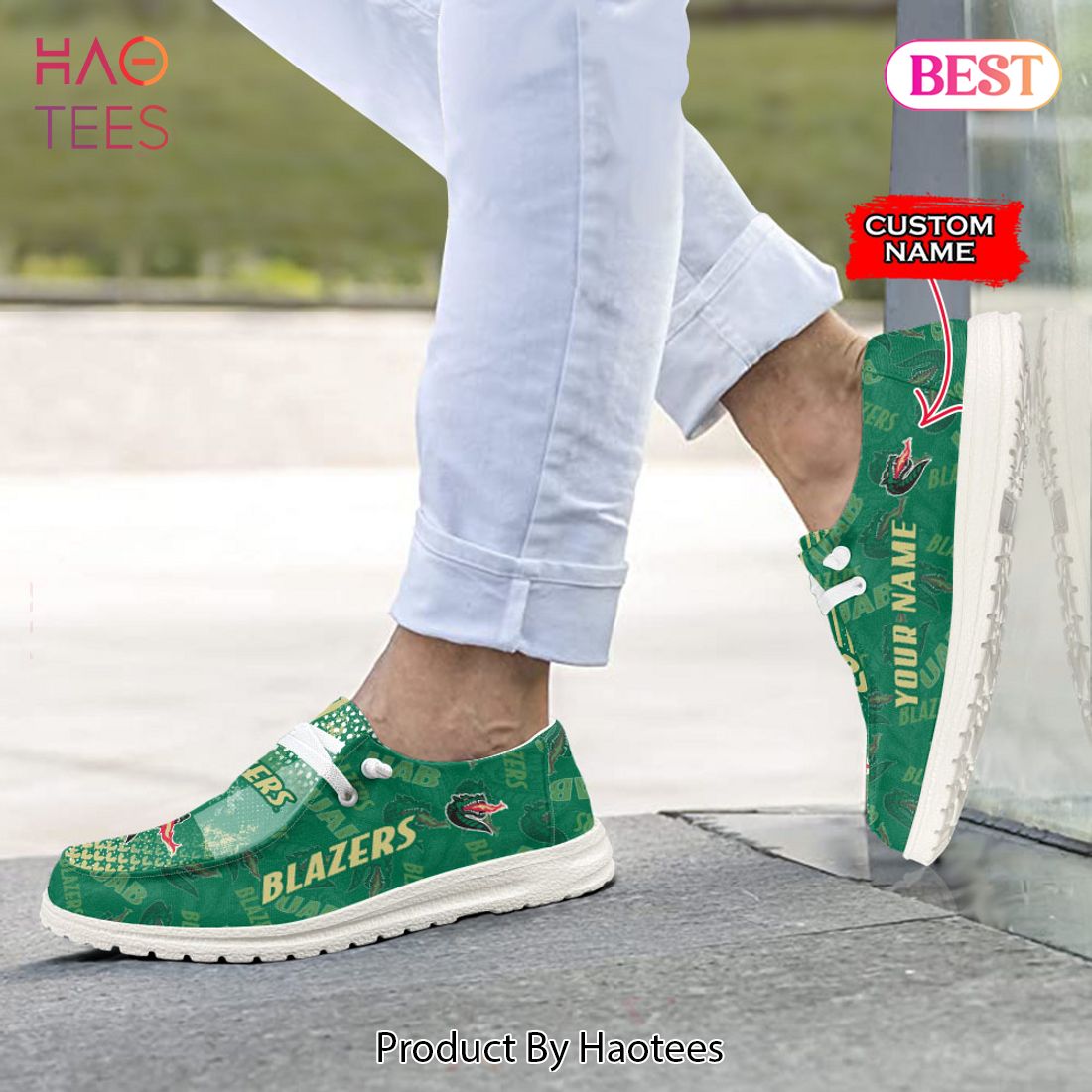 HOT TREND NCAA UAB BLAZERS Custom Name Hey Dude Shoes Limited 2024 HOT TREND NCAA UAB BLAZERS Custom Name Hey Dude Shoes Limited 2024