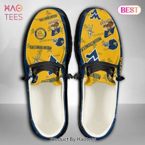 HOT TREND NCAA West Virginia Mountaineers Custom Name Hey Dude Shoes POD Design