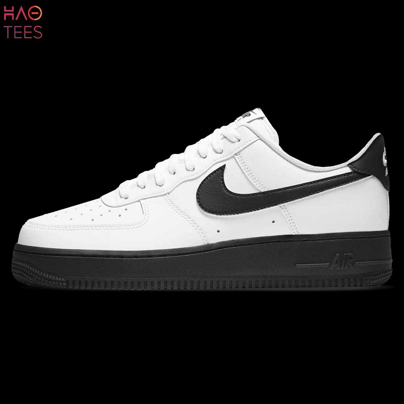 HOT TREND Nike Air Force 1 Low White Black Sole Luxury Store