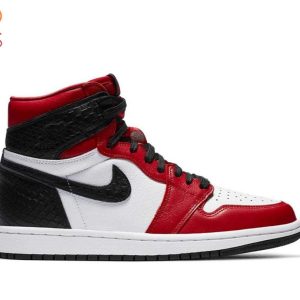 HOT TREND Nike Air Jordan 1 High Satin Snake Chicago  W