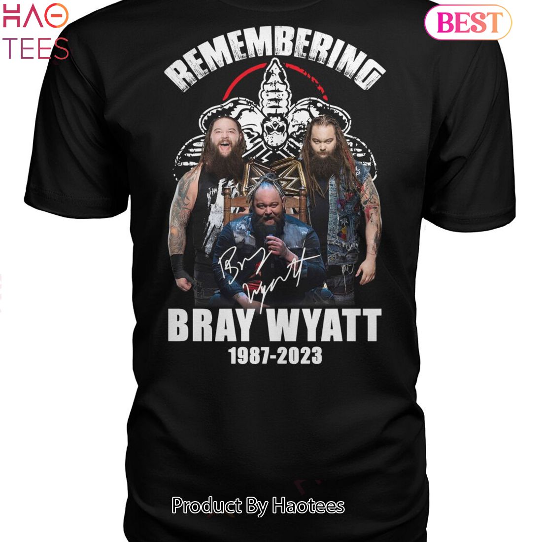 HOT TREND Remembering Bray Wyatt 1987-2023 Unisex T-Shirt HOT TREND Remembering Bray Wyatt 1987-2023 Unisex T-Shirt