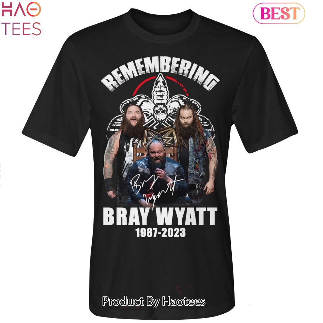 HOT TREND Remembering Bray Wyatt 1987-2023 Unisex T-Shirt HOT TREND Remembering Bray Wyatt 1987-2023 Unisex T-Shirt