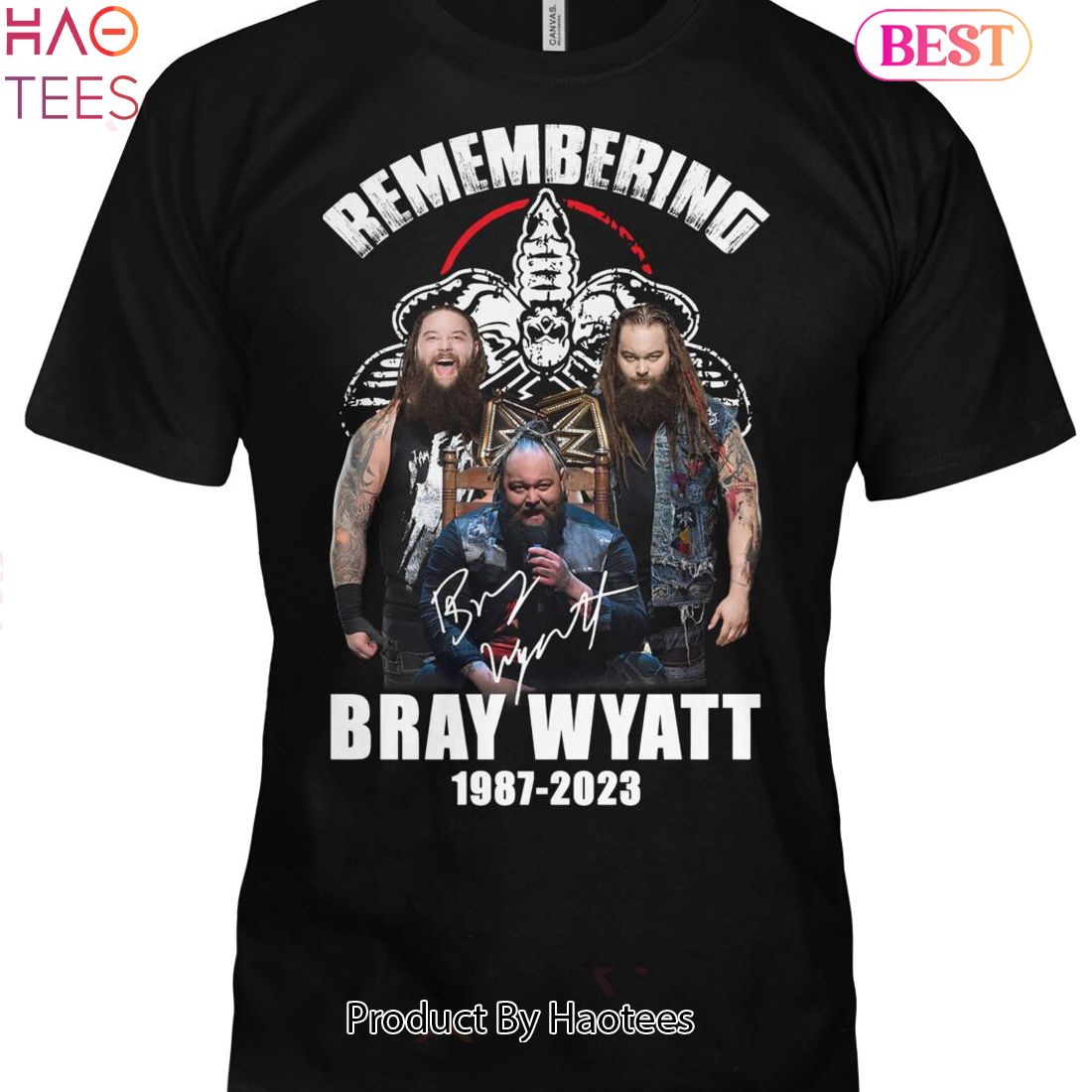 HOT TREND Remembering Bray Wyatt 1987-2023 Unisex T-Shirt HOT TREND Remembering Bray Wyatt 1987-2023 Unisex T-Shirt