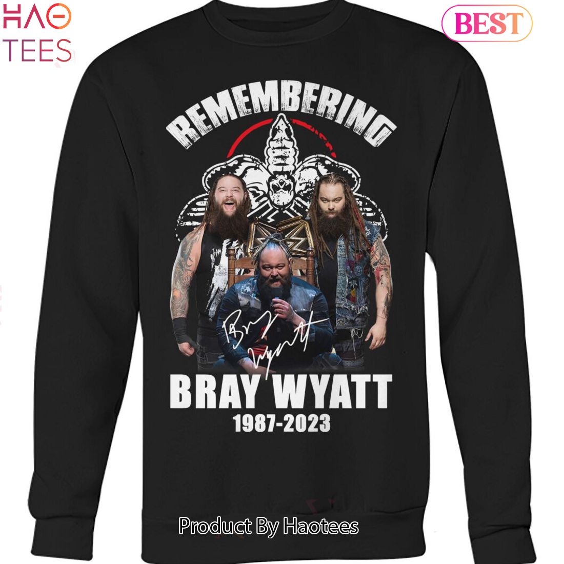 HOT TREND Remembering Bray Wyatt 1987-2023 Unisex T-Shirt HOT TREND Remembering Bray Wyatt 1987-2023 Unisex T-Shirt