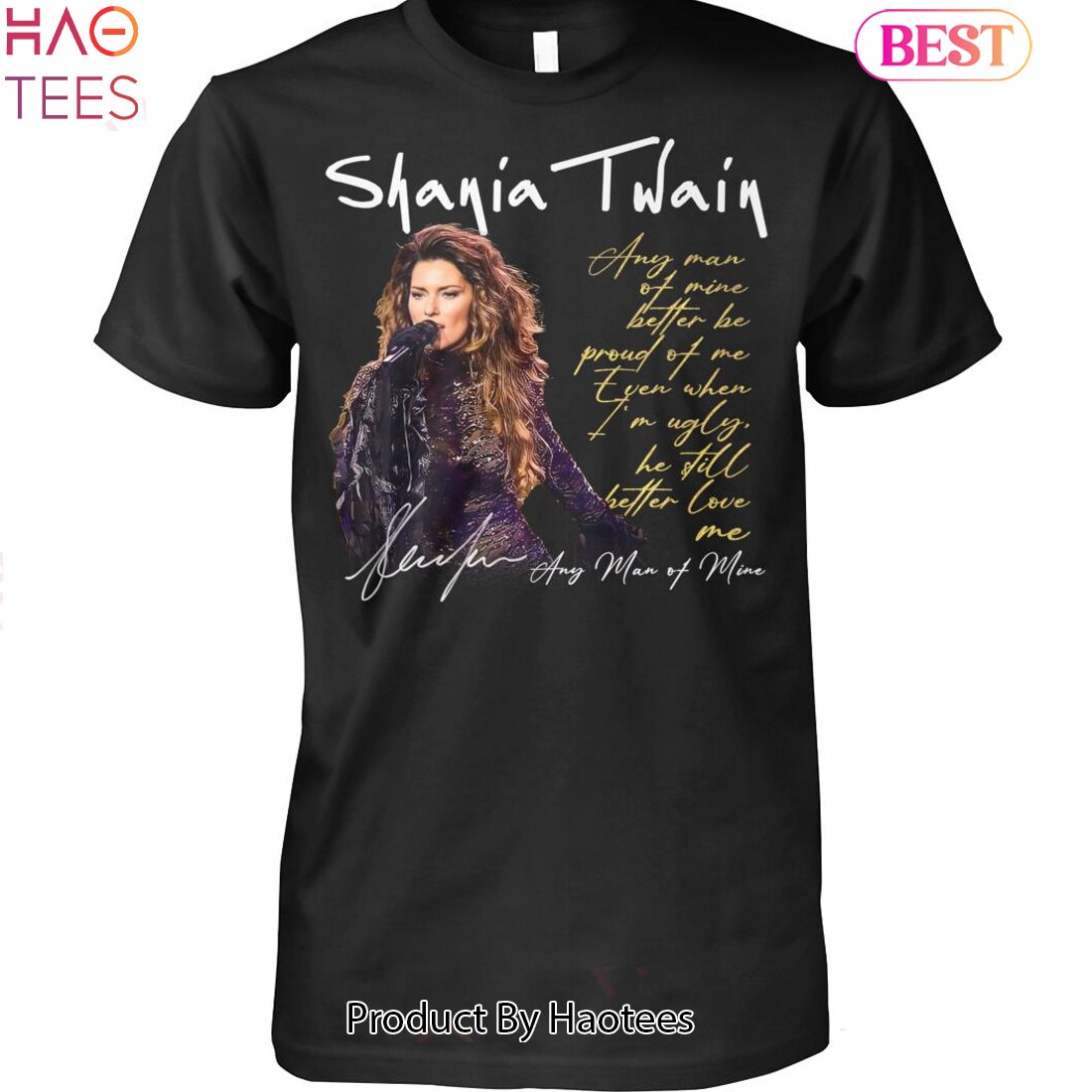 HOT TREND Shania Twain Unisex T-Shirt Limited Edition
