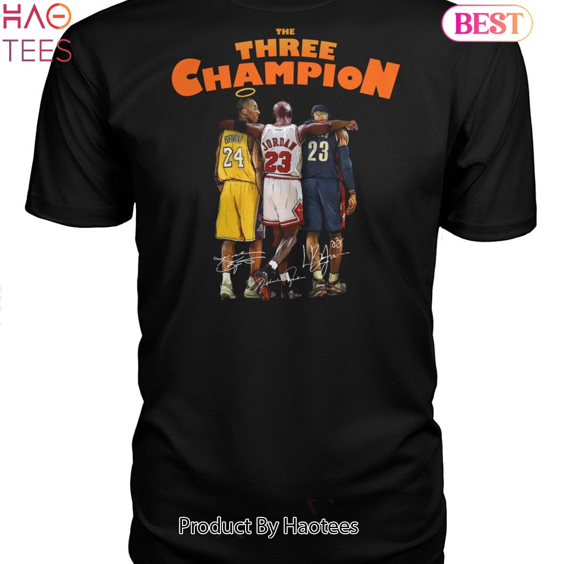 HOT TREND The Three Champion Kobe Bryant Unisex T-Shirt HOT TREND The Three Champion Kobe Bryant Unisex T-Shirt