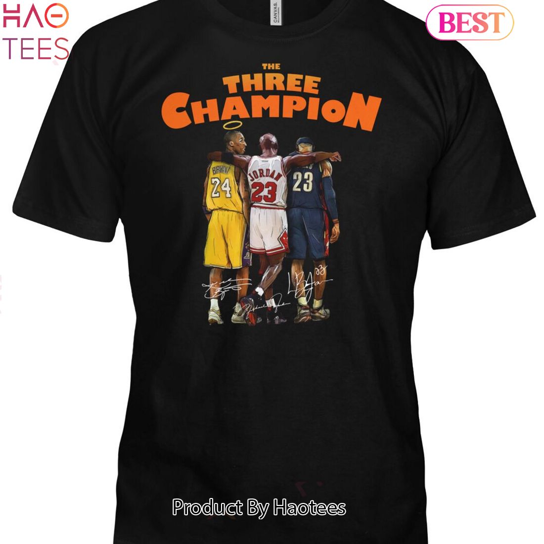 HOT TREND The Three Champion Kobe Bryant Unisex T-Shirt HOT TREND The Three Champion Kobe Bryant Unisex T-Shirt