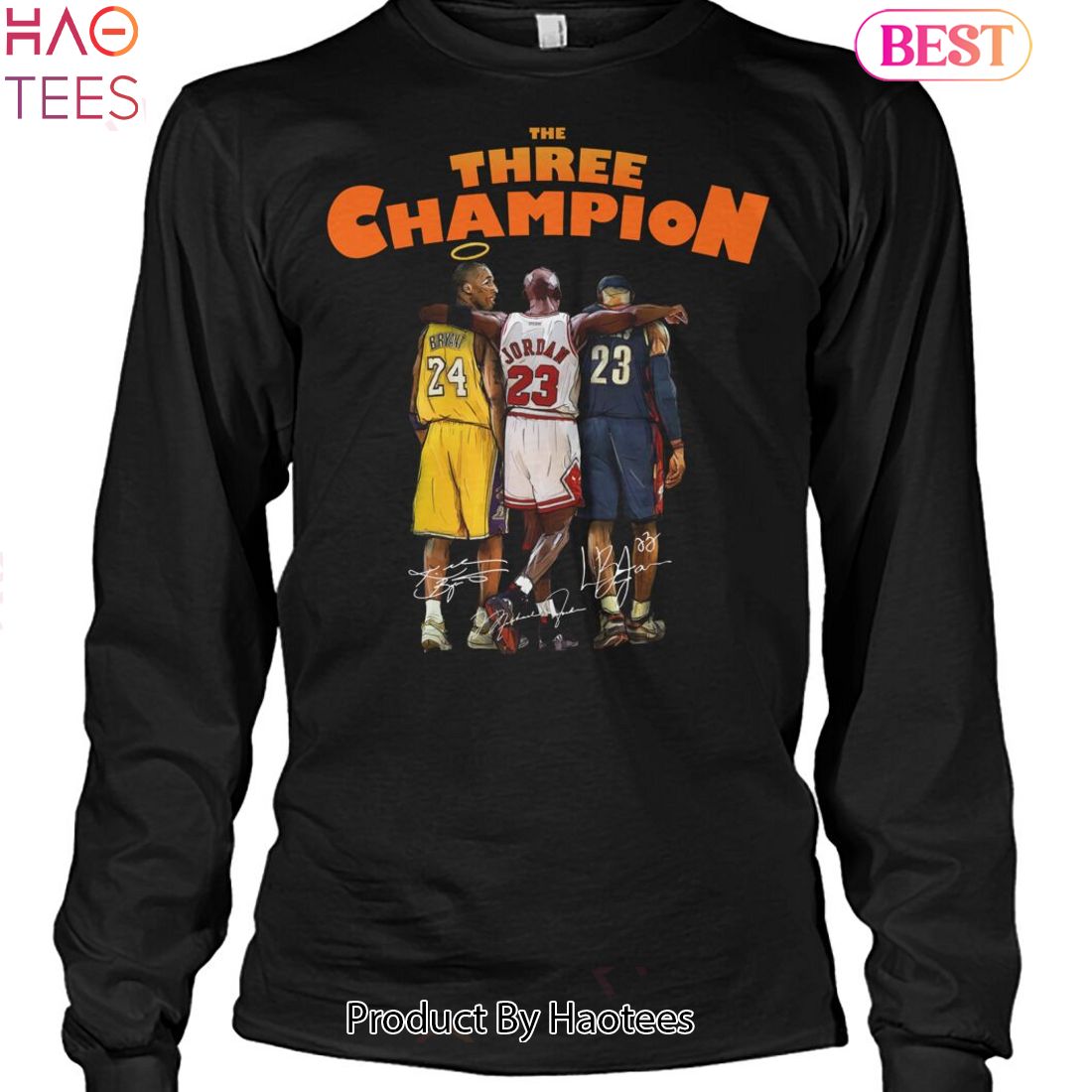 HOT TREND The Three Champion Kobe Bryant Unisex T-Shirt